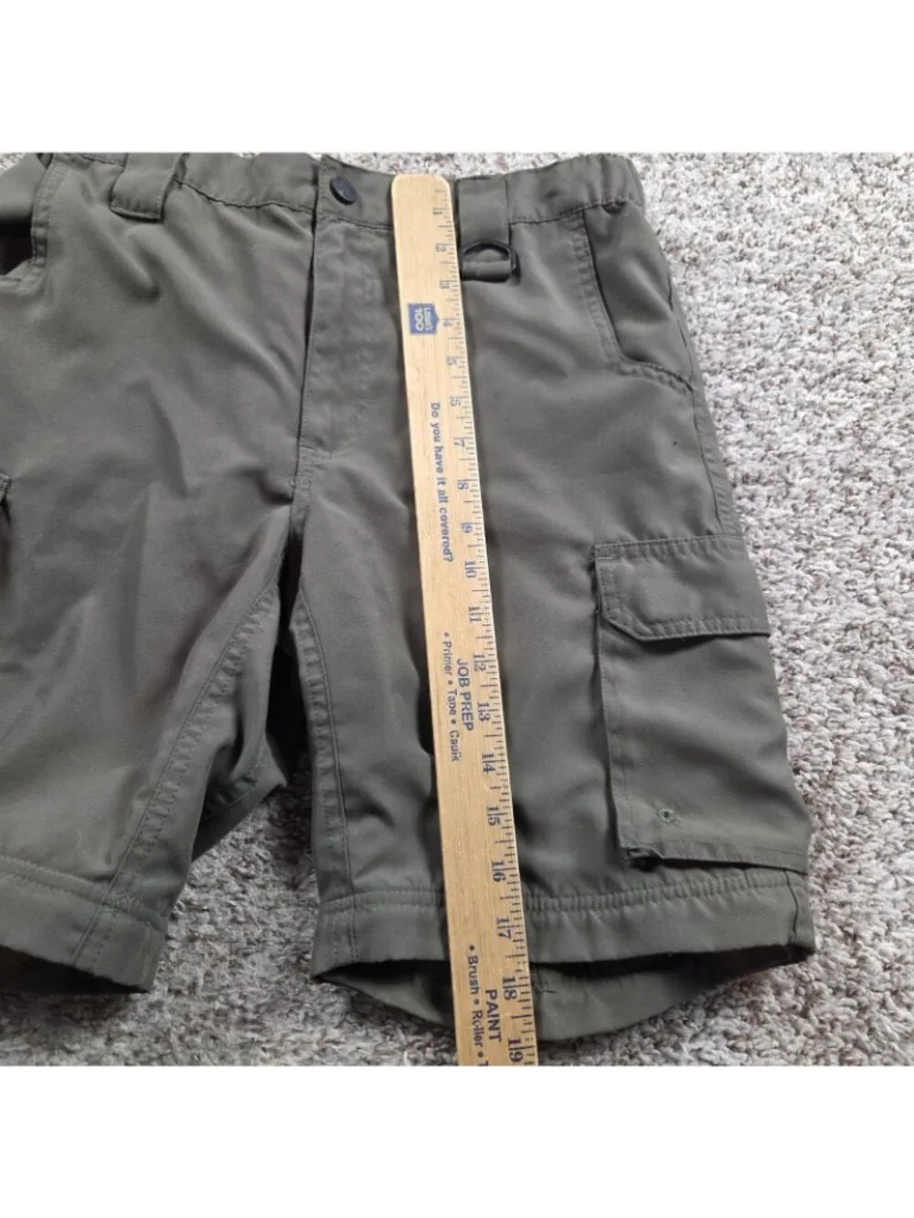 Boy Scouts Of America Shorts Boys Large Green Cargo Uniform Nylon READ* - Picture 4 of 6